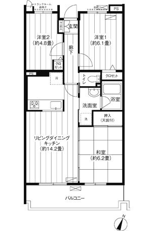 ヴィ ラフィーネ 間取り