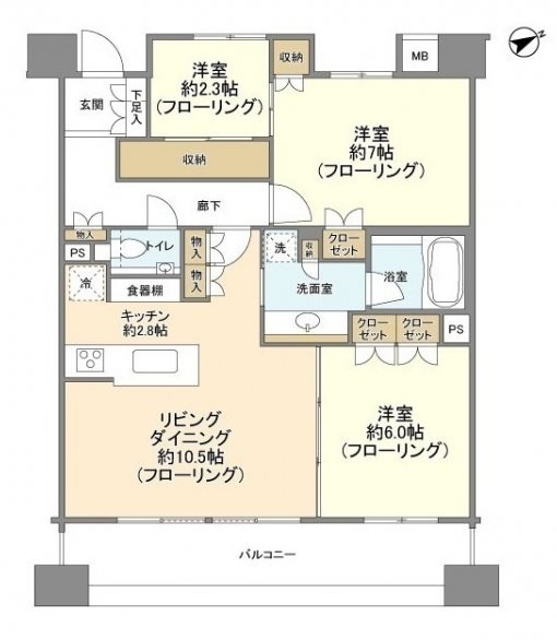 グランプレオ武蔵野 間取り