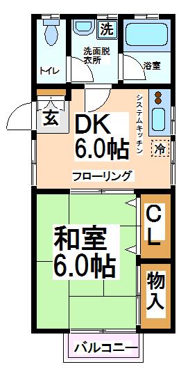 メゾンポポロ　-弊社管理物件- 間取り