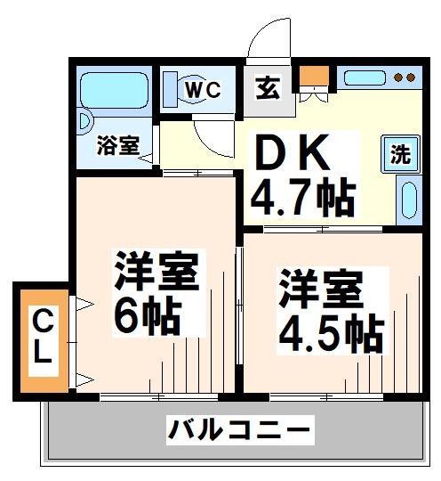 コーポニューロード 間取り