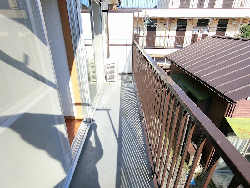 コーポニューロード ベランダ