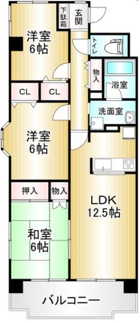 ライフステージ武蔵野  間取り