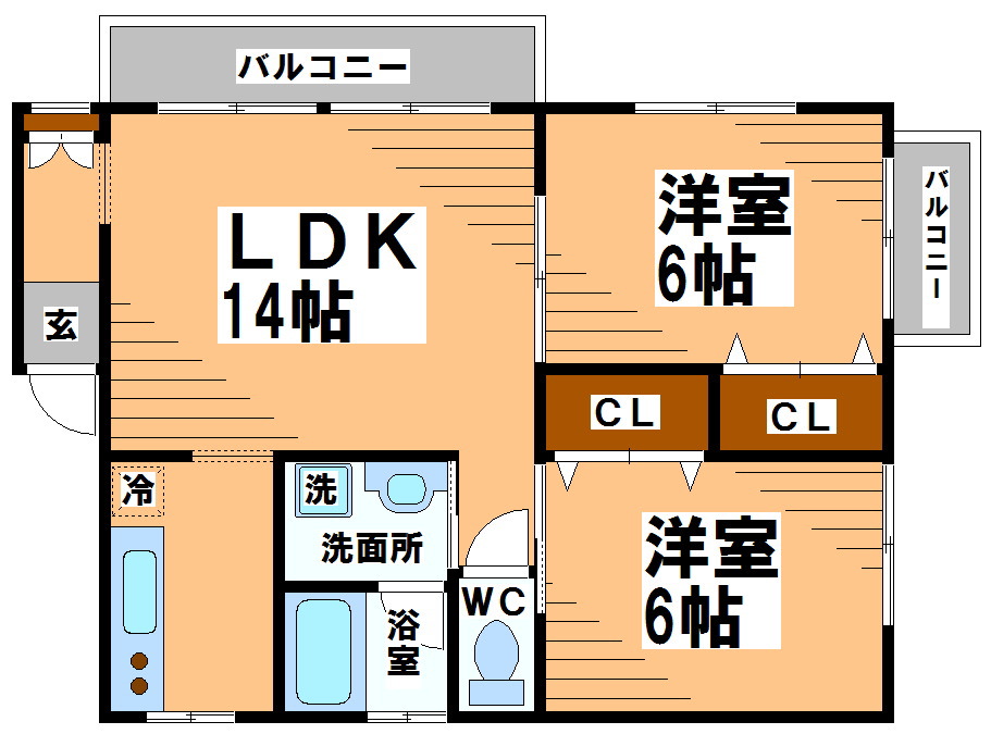 パル小美濃 間取り