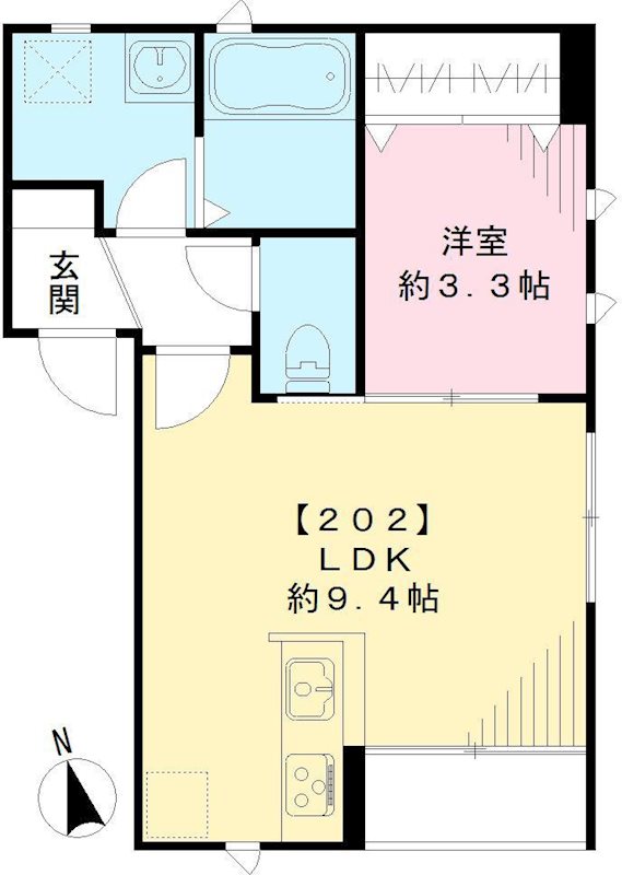 アロージョ三鷹 間取り図