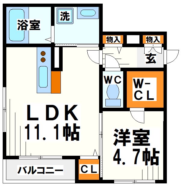 エルミタージュ南烏山　弊社管理物件　 間取り