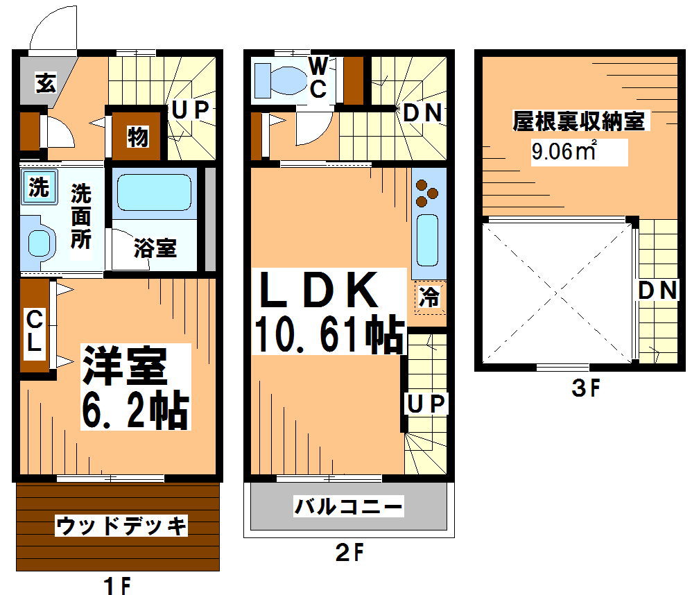 吉祥寺テラスハウス 間取り