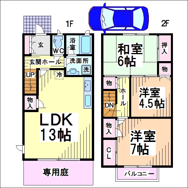 ル・ワゾブル三鷹 間取り