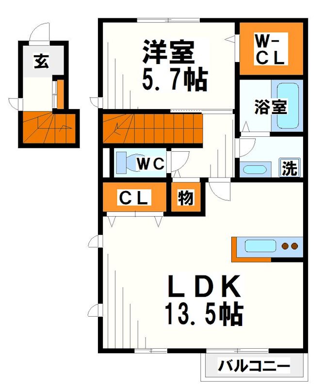 Win Bell柴崎～ウィンベルシバサキ～  間取り図