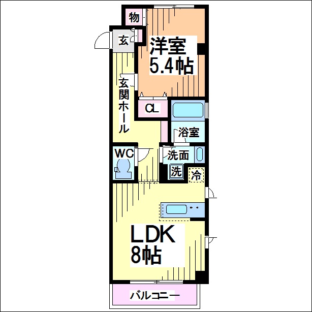 Trois吉祥寺(トロワ) 間取り図