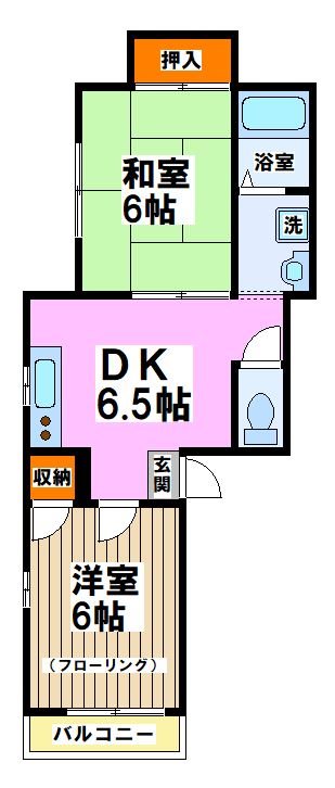 ロイヤルシティーⅢ 間取り