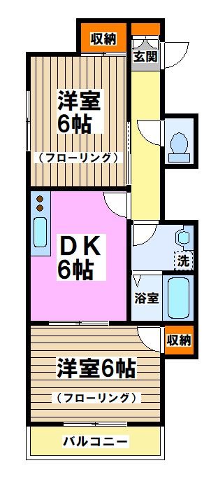 サンハイツ吉祥寺2号館 間取り