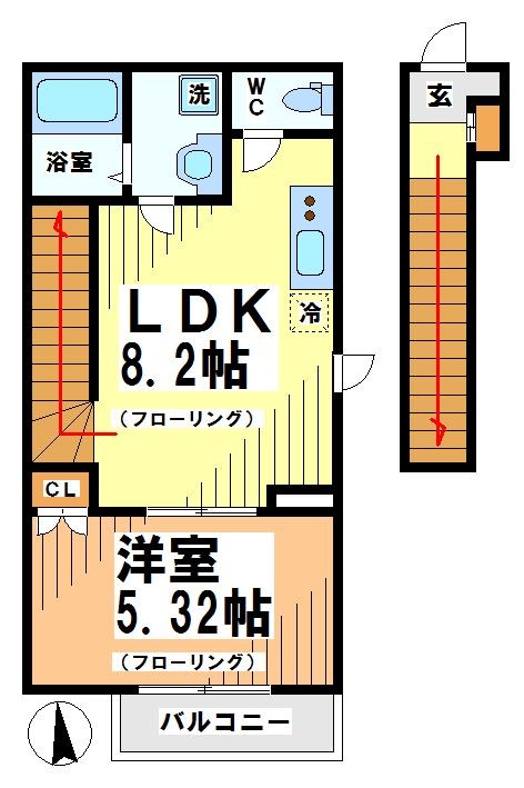 Casa Felice（カーサフェリーチェ） 間取り