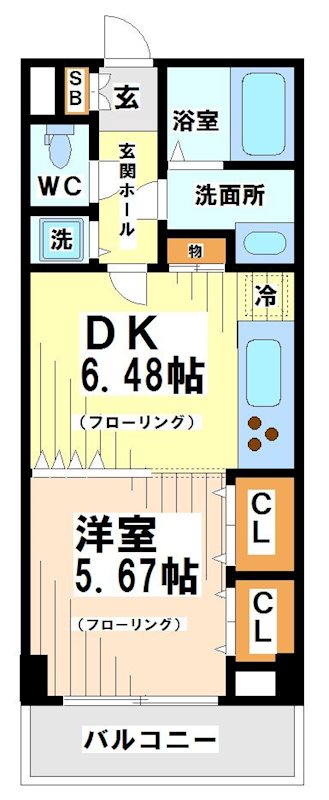 COLORS　GARDEN（カラーズガーデン） 間取り