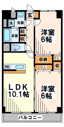 フレイグラント　オリーブ 間取り