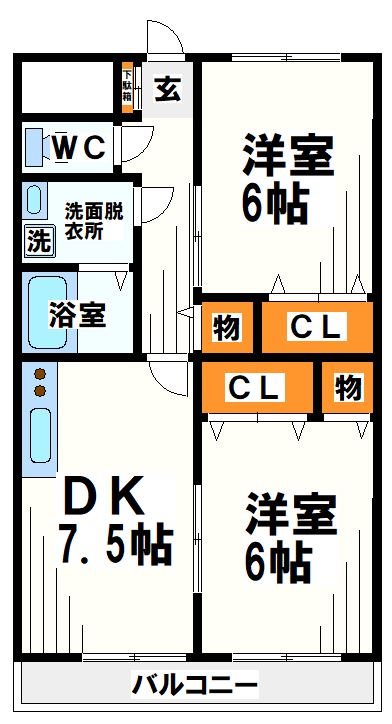 シャイニーヒル  間取り