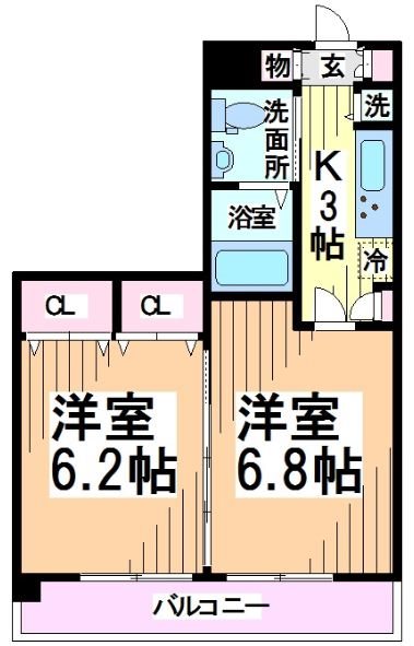 フェニックス吉祥寺アヴァンティーク 間取り