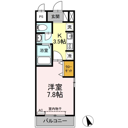 ルピナスコート柴崎 間取り図