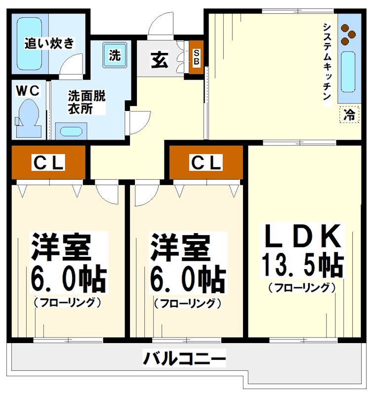 ワコーレつつじヶ丘 間取り