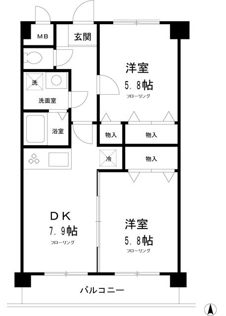 メゾン・ヒロ 間取り