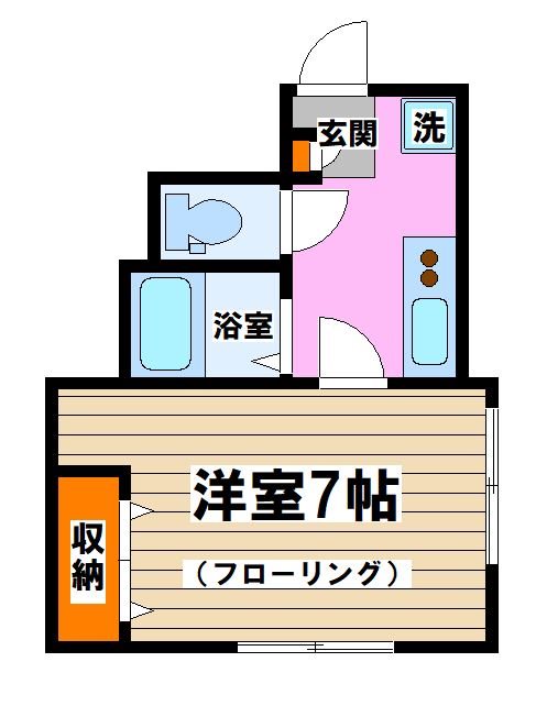 コーポよしざわ2号棟 間取り