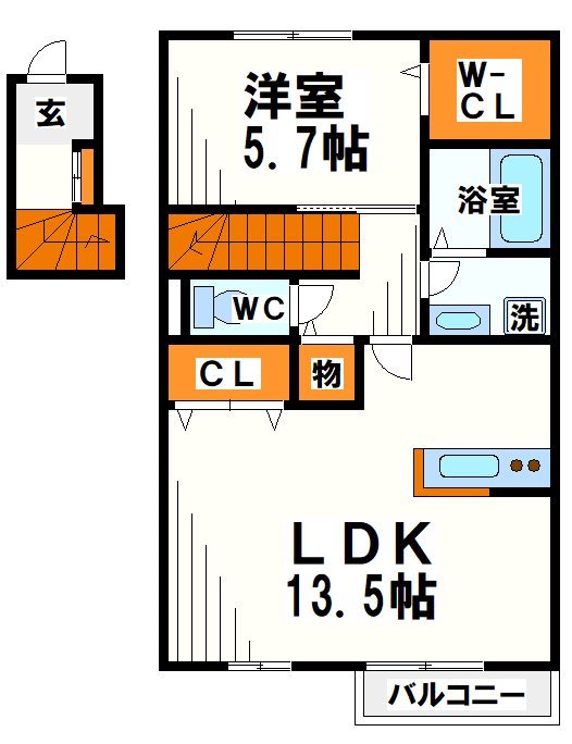 Win Bell柴崎～ウィンベルシバサキ～ 間取り