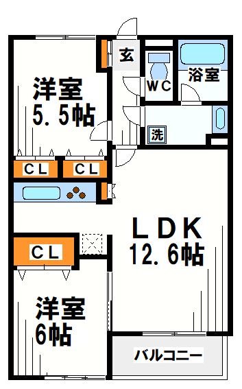 ディコーラム  間取り図