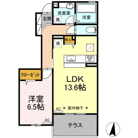 シルフィッド　Ｓ 間取り