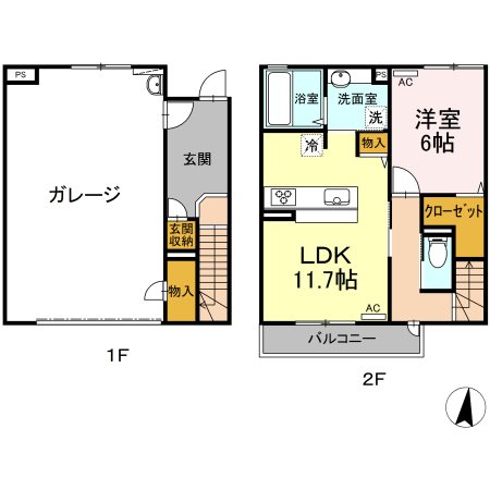 シルフィッド　Ｇ 間取り