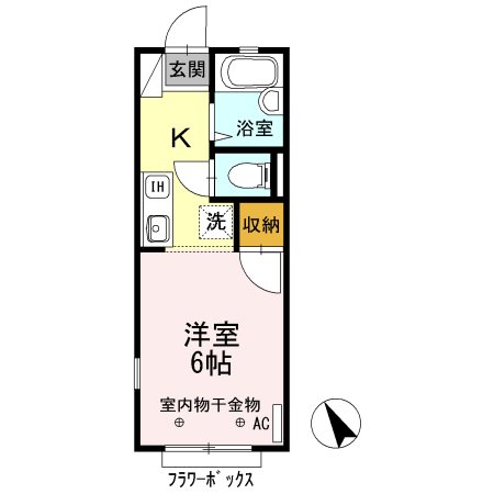 第ⅢAIコーポ 間取り