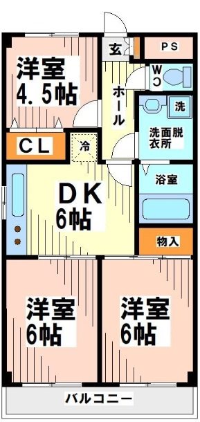 メゾン南烏山　当社管理物件 間取り図