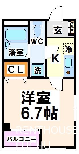 ＣＡＳＡ　ＦＥＬＩＺ（カーサフェリス）当社管理物件  間取り