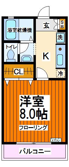 ボワ・フルールＡ 間取り