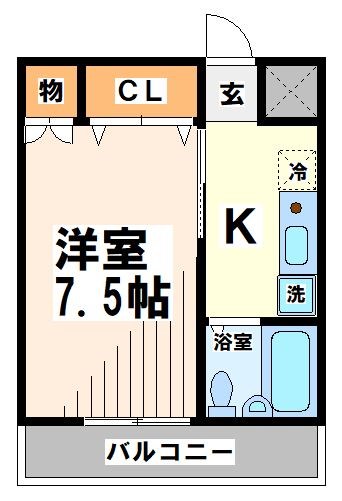 ベルエール調布 間取り