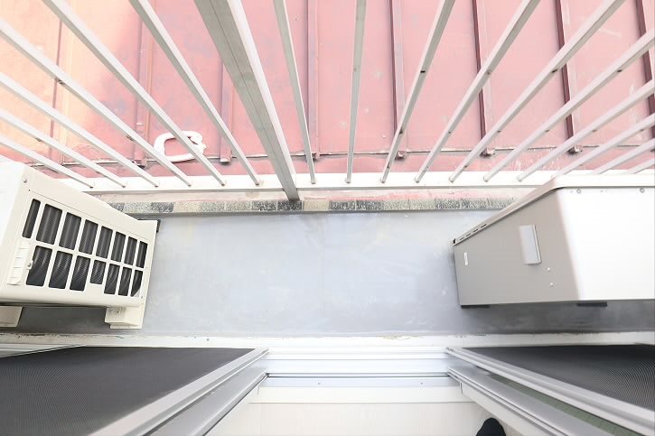 積田コーポ ベランダ