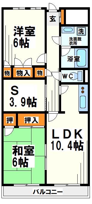 グランドール武戸野 間取り