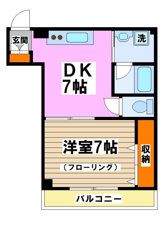 サザン宮前 間取り図