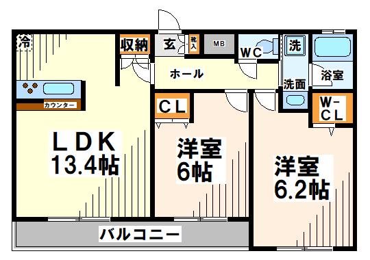 ウィステリア浅間  間取り