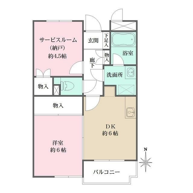 ランドマーク三鷹 間取り