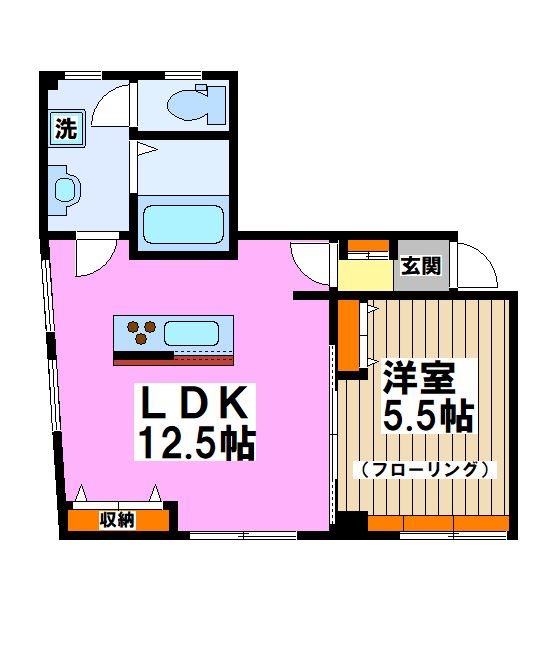 ビューノⅡ 間取り