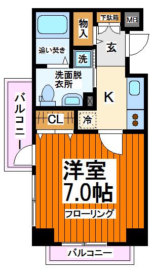 クラヴィーア仙川 間取り