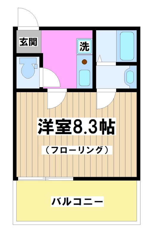 メゾンブランシュ下北沢 間取り