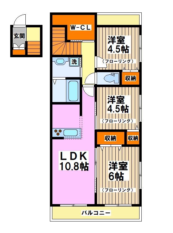 吉祥寺サザンヴィラ 間取り図