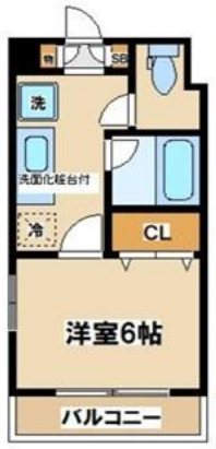 サンパラッツオ弐番館　-当社管理物件- 間取り