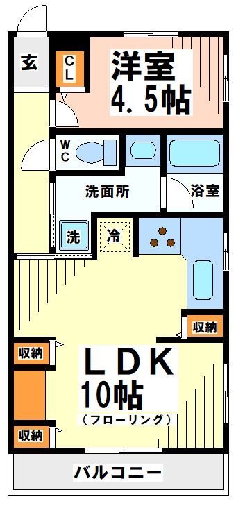 パローマ祖師谷 間取り図