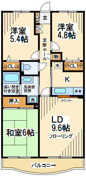 アーバンハイム成城Ⅲ 間取り