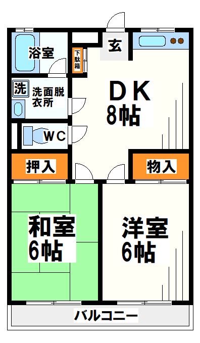 アイボリーパレス 間取り図