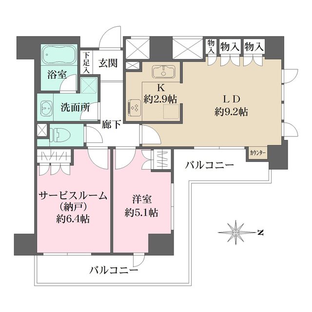 ベルフォート西荻駅前 間取り図