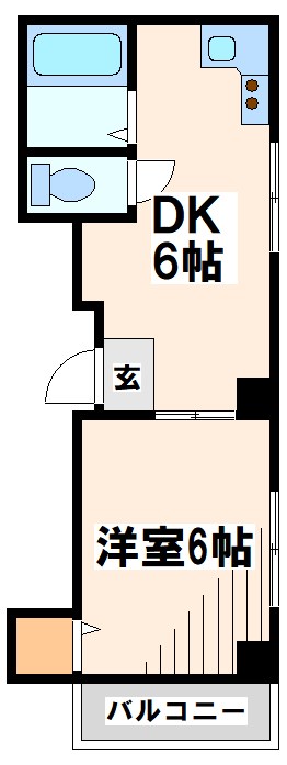 宮崎ハイツ 間取り図