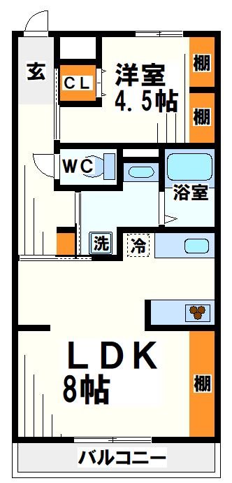 パローマ祖師谷 間取り図