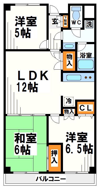 ヴェルデ久我山 間取り図